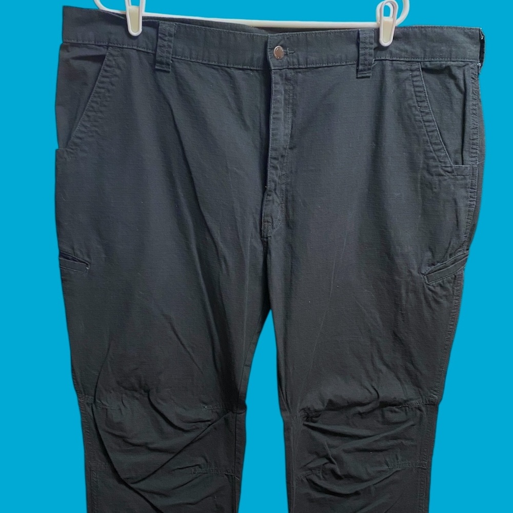 Dickies Pants Flexible Durable Mens 44x32 Black Cotton Canvas Workwear RN20697
